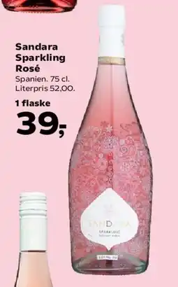SuperBrugsen Sandara Sparkling Rosé tilbud