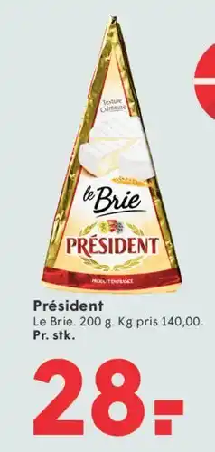 SPAR Président Le Brie tilbud