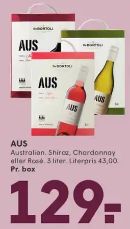 SPAR AUS bag-in-box (3 L) - Shiraz / Chardonnay / Rosé tilbud