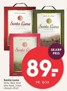 SPAR Santa Luna (Vin i box) tilbud