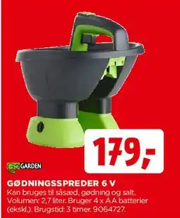 jem & fix Gødningsspreder tilbud