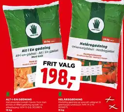 jem & fix Alt i én gødning / Helårsgødning tilbud