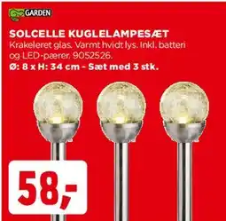 jem & fix Solcelle kuglelampsæt tilbud