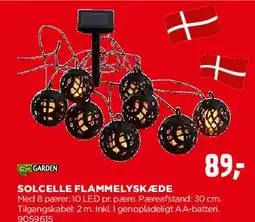 jem & fix Solcelle flammelyskæde tilbud