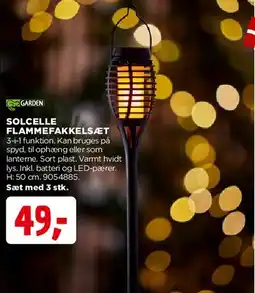 jem & fix Solcelle havelampesæt (kugle/glas) tilbud