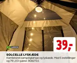 jem & fix Solcelle lyskilde / teltlampe tilbud