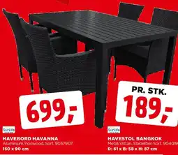 jem & fix HAVEBORD HAVANNA tilbud