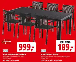 jem & fix HAVEBORD HAVANNA (sæt) tilbud