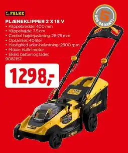 jem & fix PLÆNEKLIPPER 2 x 18 V tilbud