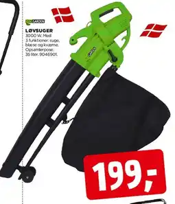 jem & fix Løvblæser / Løvopsamler tilbud