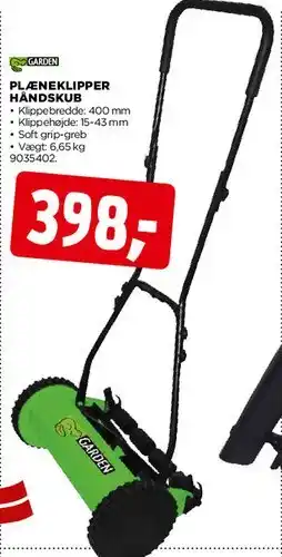 jem & fix Plæneklipper (håndskub) tilbud