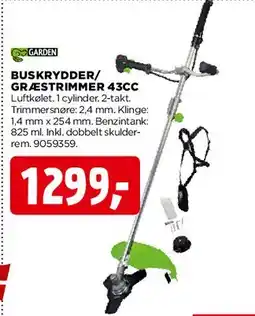 jem & fix Buskrydder / Græstrimmer 43cc tilbud