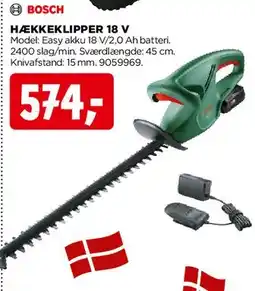 jem & fix Hækklipper 18 V tilbud