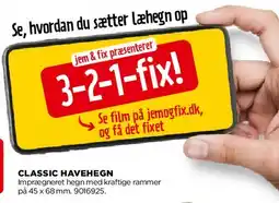 jem & fix Classic havehegn tilbud