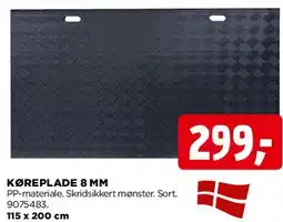 jem & fix Køreplade 8 mm tilbud