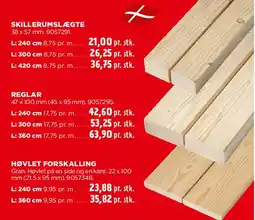 jem & fix Skillerumslægte / Reglar tilbud