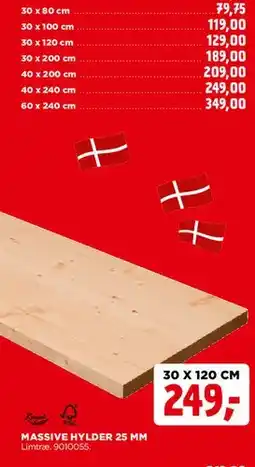 jem & fix Massive hylder 25 mm tilbud