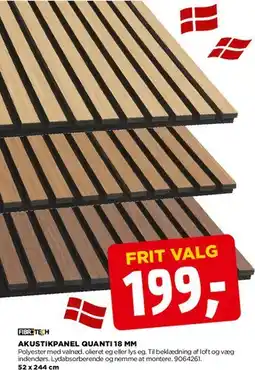 jem & fix Akustikpanel Quanti 18 mm tilbud