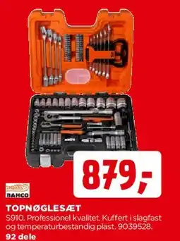 jem & fix Topnøglesæt (kuffert) tilbud