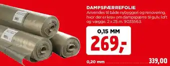 jem & fix Dampspærrefolie tilbud