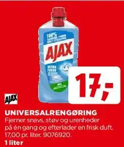 jem & fix Ajax universalrengøring tilbud