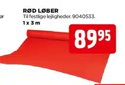 jem & fix Rød løber tilbud