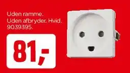 jem & fix FUGA stikkontakter med jord tilbud