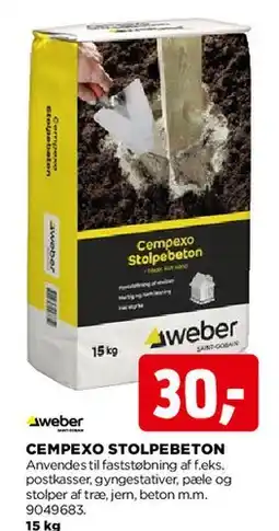 jem & fix Cempexo stolpebeton tilbud