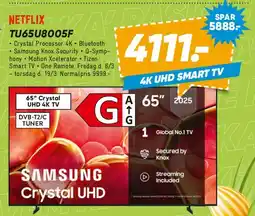 Bilka Samsung Crystal UHD 65 (TU65U8005F) tilbud
