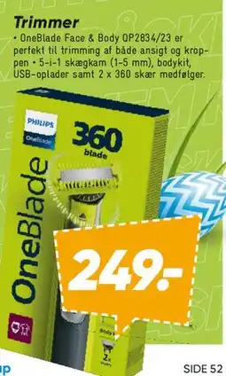 Bilka Philips OneBlade trimmer tilbud