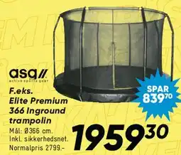 Bilka ASG Elite Premium inground trampolin tilbud