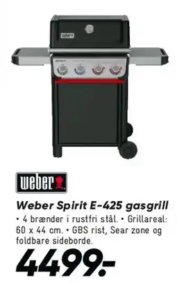 Bilka Weber Spirit E-425 tilbud