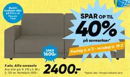 Bilka F.eks. Allie sovesofa tilbud