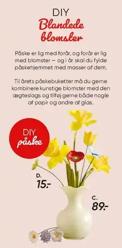Bilka DIY Blandede blomster tilbud
