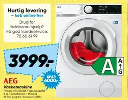 Bilka AEG vaskemaskine tilbud