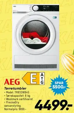 Bilka AEG tørretumbler tilbud