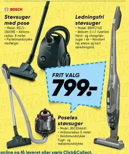 Bilka Støvsugere - frit valg tilbud