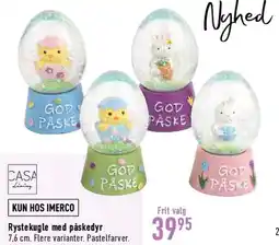 Imerco Rystekugle med påskedyr tilbud