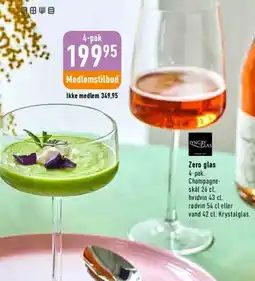 Imerco Zero glas (4-pak) tilbud