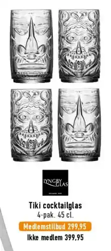 Imerco Tiki cocktailglas (4-pak) tilbud