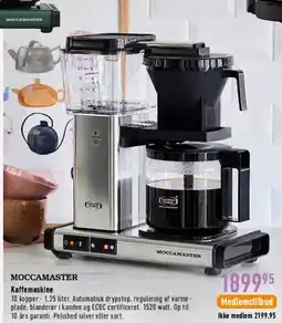 Imerco MOCCAMASTER Kaffemaskine tilbud