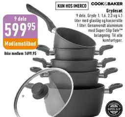 Imerco Grydesæt, 9 dele tilbud
