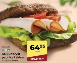 Dagrofa Food Service Kalkunbryst paprika i skiver tilbud