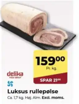 Dagrofa Food Service Luksus rullepølse tilbud