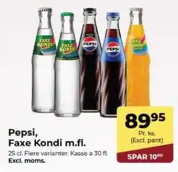 Dagrofa Food Service Pepsi, faxe kondi m.fl. tilbud