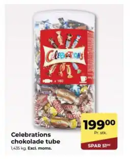 Dagrofa Food Service Celebrations chokolade tube tilbud