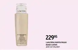 Matas LANDCÔME Nutrix royal body lotion tilbud