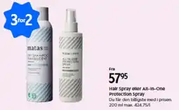 Matas Hair spray eller all-in-one protection spray tilbud