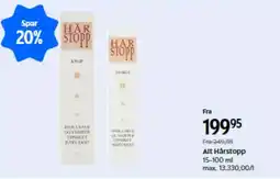 Matas Alt hårstopp tilbud