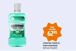 Matas Listerine teeth & gum mundskyl tilbud